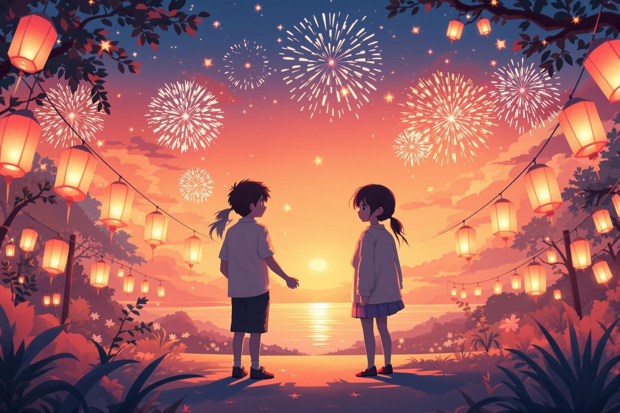短剧网首页 - 《邻家青梅》第5集：夏日祭的约定